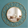 Wireframe Round Wall Mirror