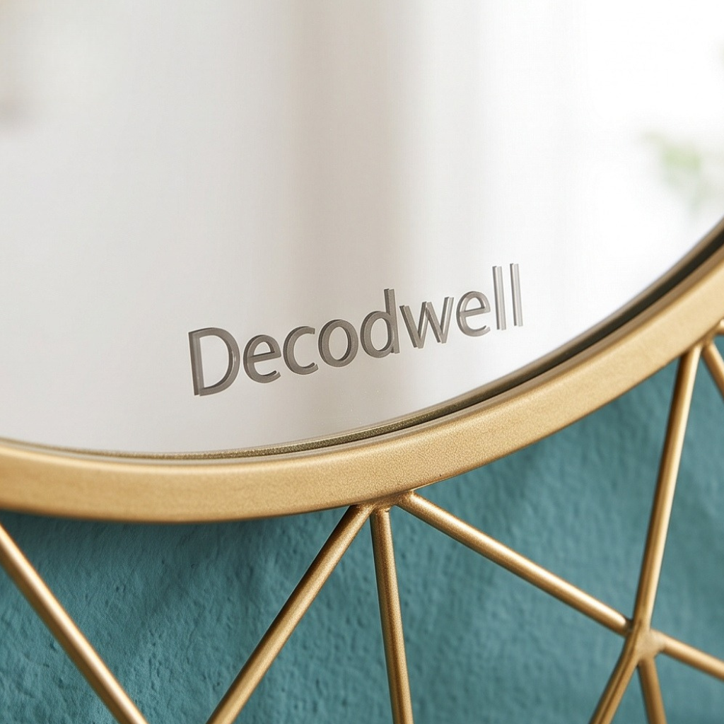 Wireframe Round Wall Mirror