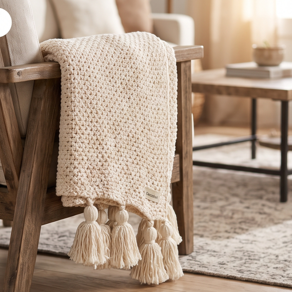 Tassel Throw Blanket