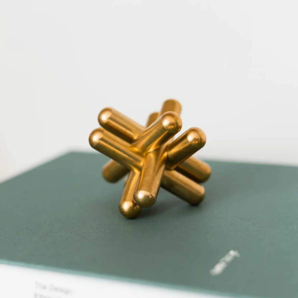 Metallic Jack Decorative Sculpture